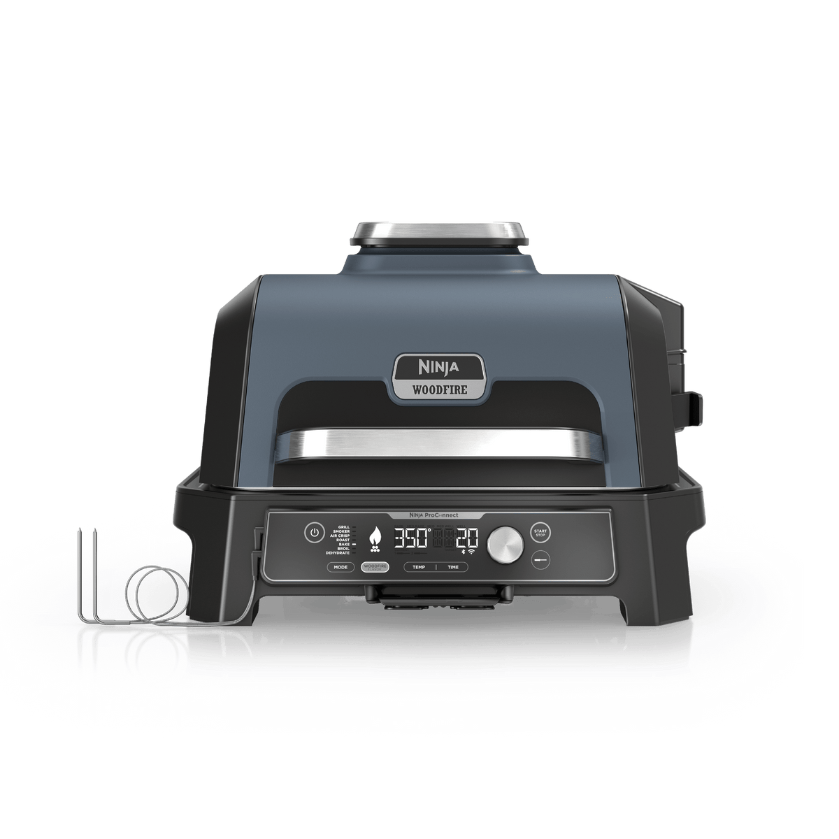 Ninja Woodfire Premium XL BBQ Grill in Coastal Blue